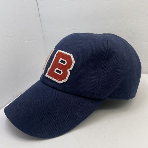 Henri Bendel Strapback Hat Cap Adjustable Navy Orange White Men’s One Size - Picture 4 of 7